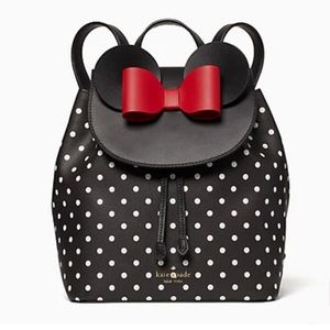 NWT Disney x Kate Spade Minnie Mouse Backpack Purse